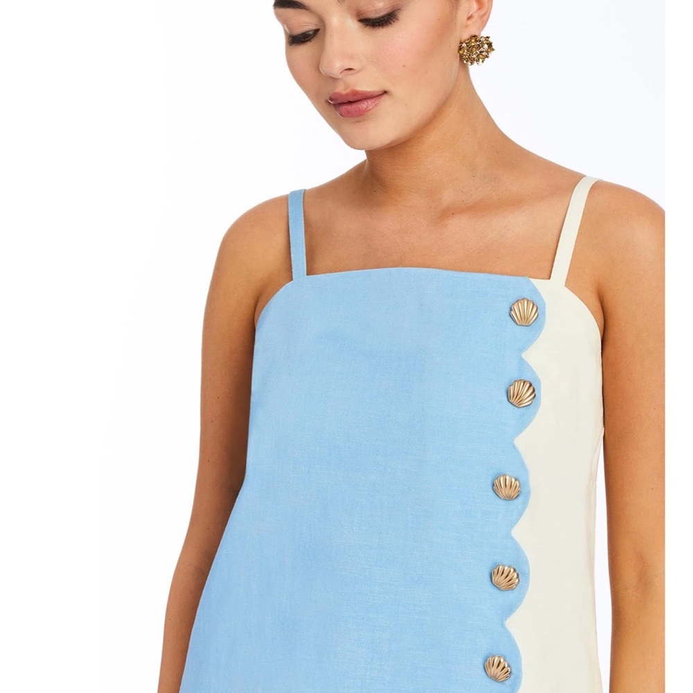 NWT Mestiza New York Etta Strappy Mini Dress Linen
Blend Square Neck sleeveless - Picture 5 of 16